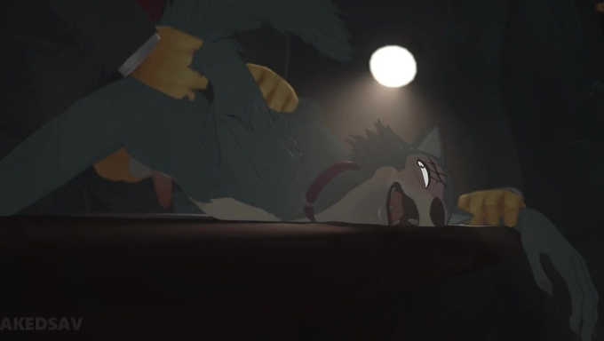 Legoshi Gets Held Down While Being Anal Fucked