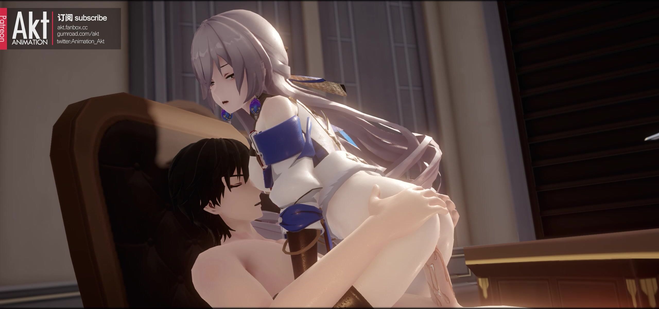 Bronya Rand Gets On Top Of Her BF’s Cock On A Chair