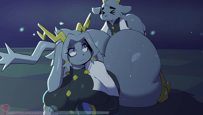 Goatling Butler Shoots A Massive Load Deep Inside Sybil's Fat Pussy
