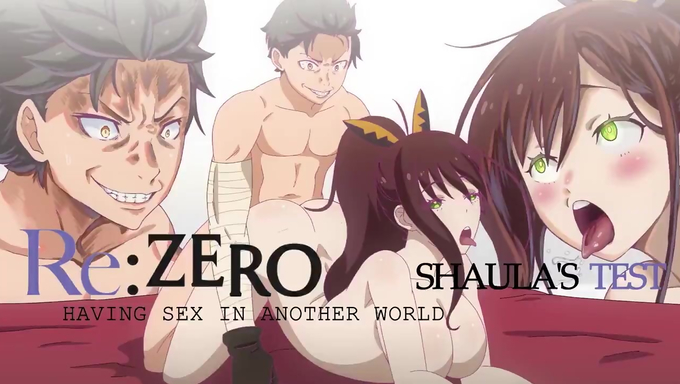 Shaula Gives Natsuki Subaru A Morning Blowjob Then Takes A Hard Pounding