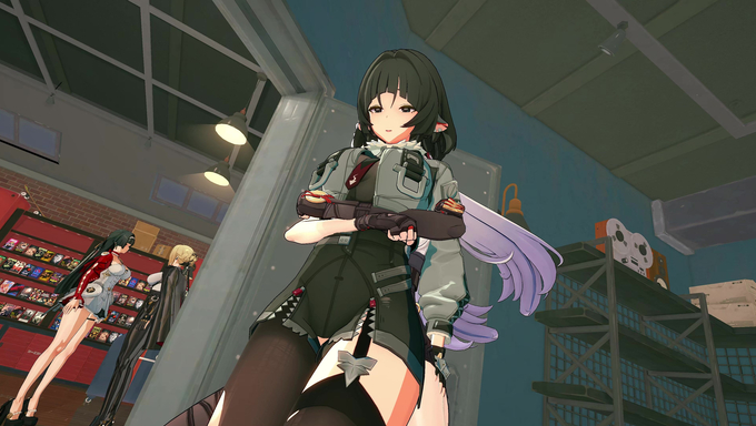Jane Doe Secretly Gives Yixuan A Thighjob In The Shop