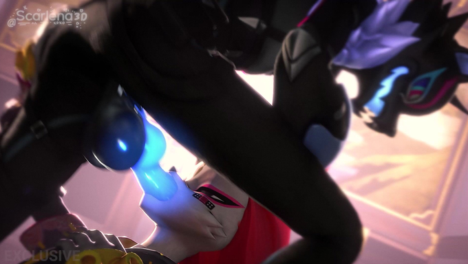 Highwire Likes Shoving Her Cock Into Kimiko's Mouth