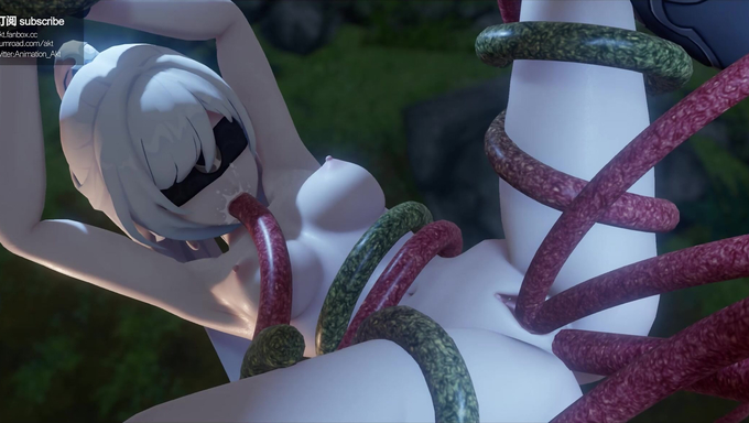 Jingliu Encounters A Tentacle Monster And Gets Her Holes Penetrated