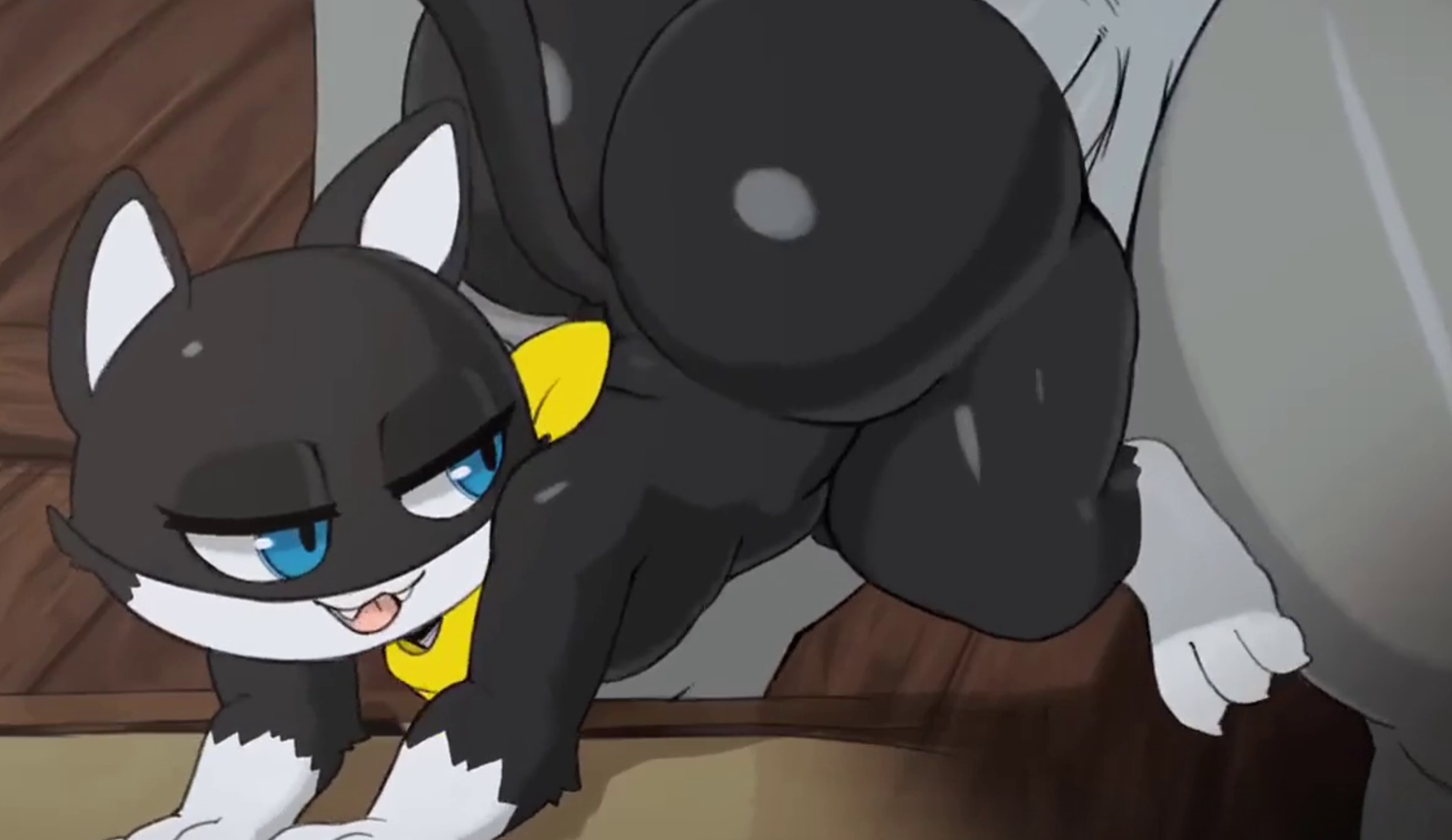 Thick Ass Morgana Takes Hard Backshots By A Furry Cock