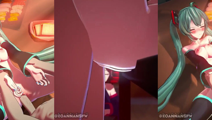 Miku Hatsune Gets Fucked By Huge Cock In POV