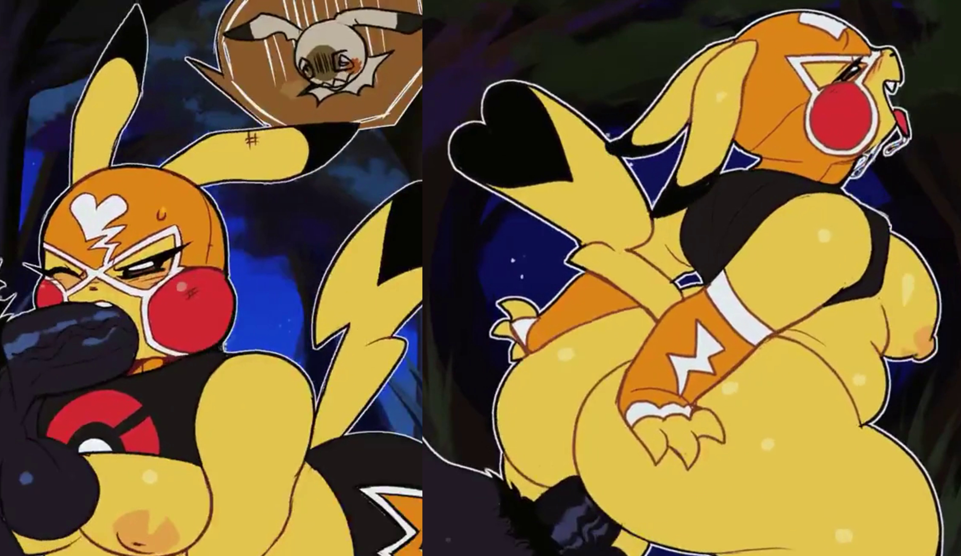 Busty Female Pikachu Gets Roughly Ravaged By A Monster Cock