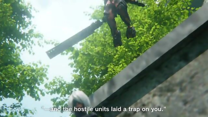 2B Gets Experimented With A Sex Machine And Gets Double Penetrated In The Forest