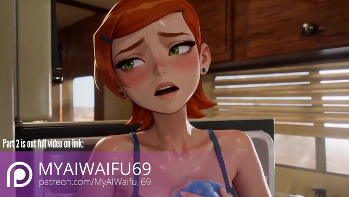 Gwen Tennyson Gets Mad And Gets Teased By A Huge Cock
