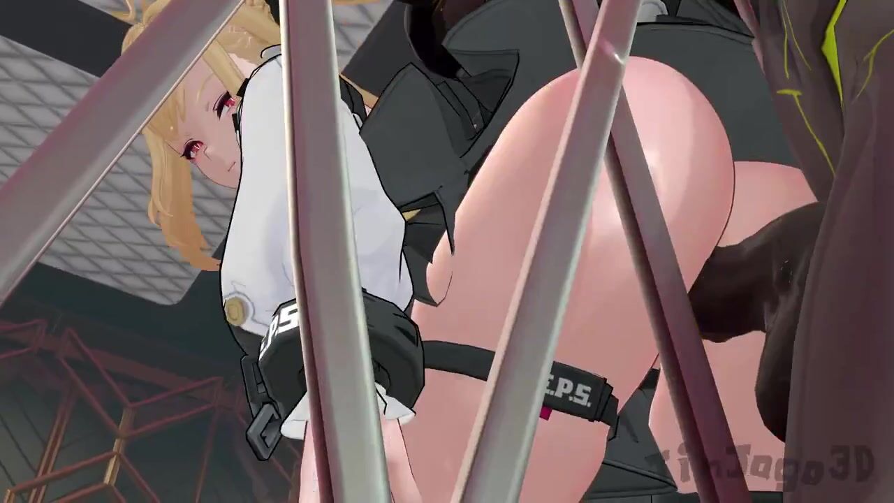 Cissia Gets Fucked From Behind Through The Fence By An Ethereal
