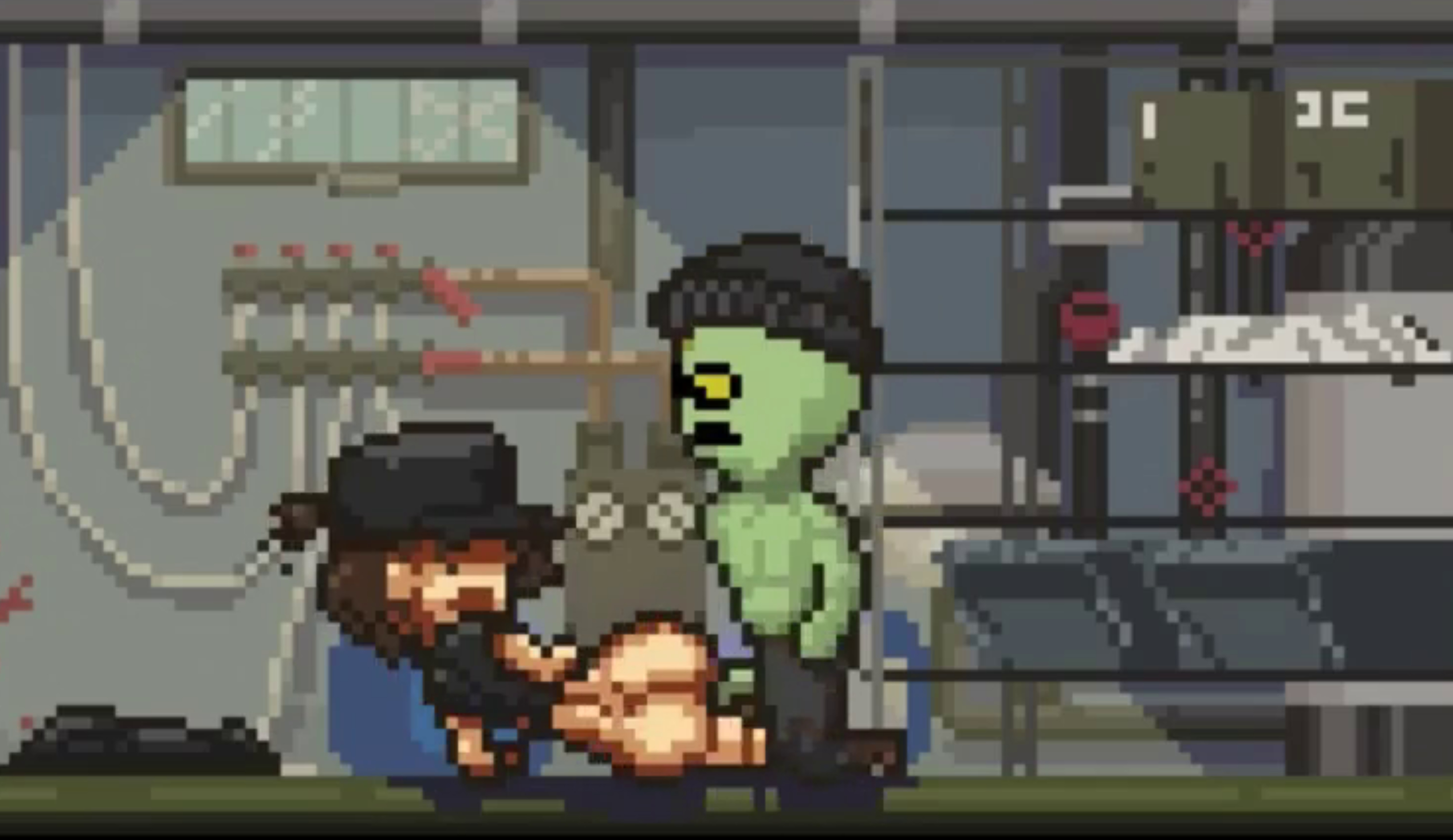 Horny Soldier Babe Visits Her Zombie Prisoner And Enjoys Wild Sex