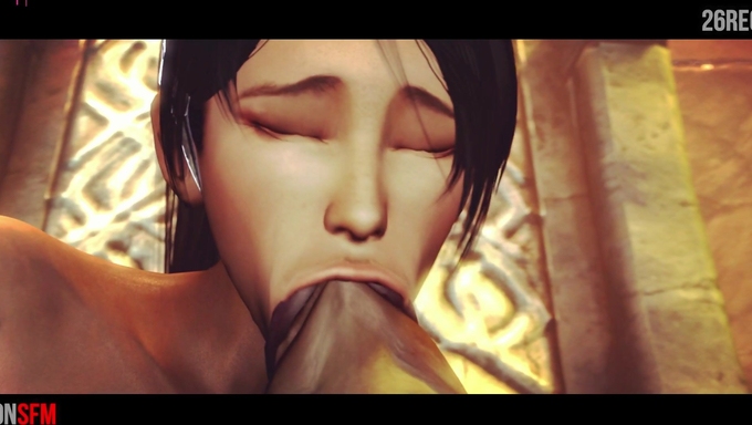 Momiji Worships An Orc's Cock And Gets Her Pussy Rammed