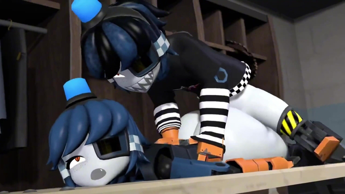 Futa Mimi Sentry Pounded Dell Spencer From Behind