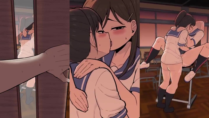 Futa Student Fucks A Chick Inside The Classroom