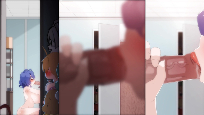 Everyone Peeks As Fuka Toyokawa Blows Off A Huge Cock