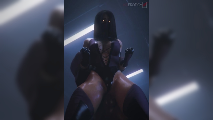 Mileena Gets Fucked Upright Then Gets Creampied